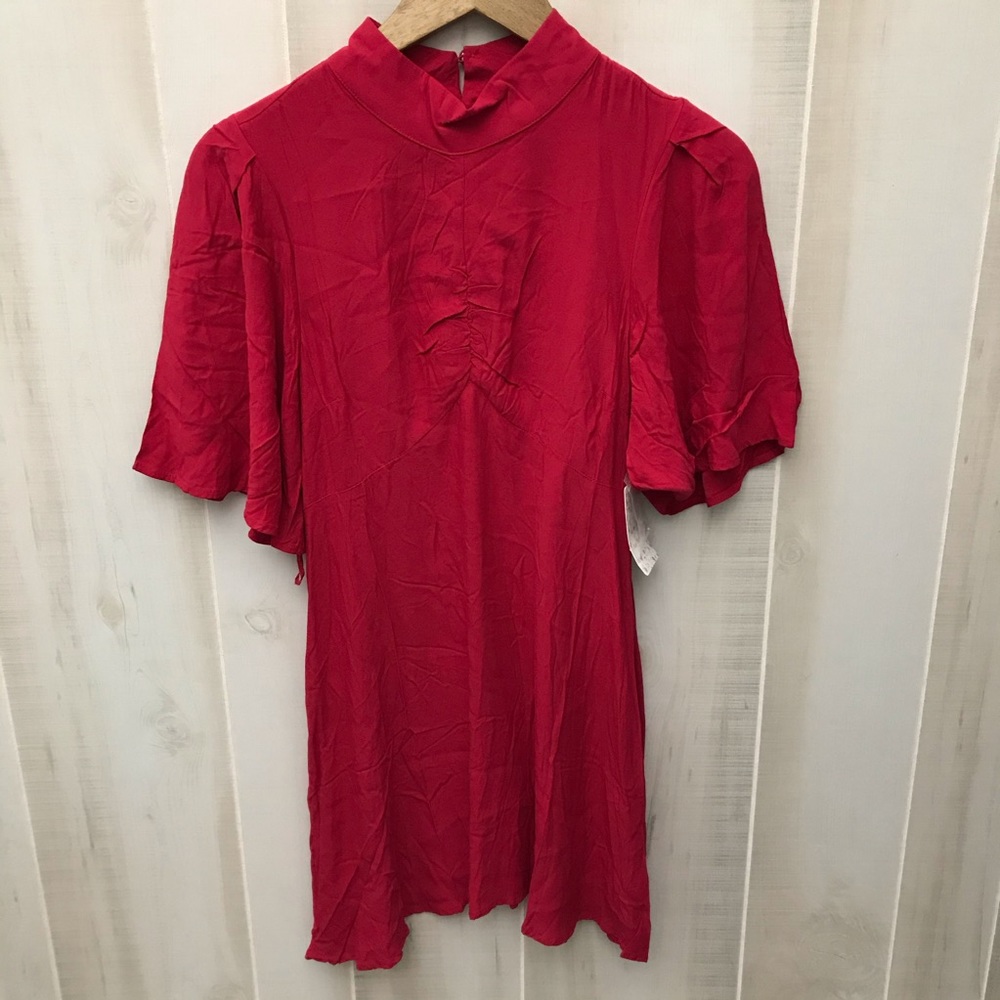 NWT Free people be my baby mock neck button dress - Picture 2 of 12